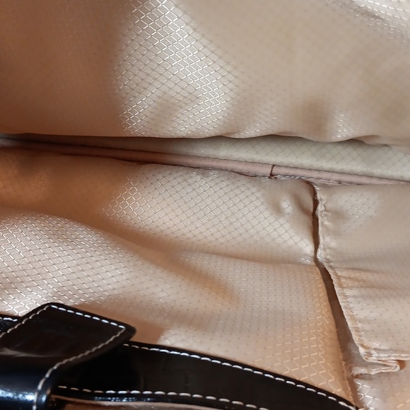 Siamod Embossed Crocc Leather Laptop Briefcase - Picture 12 of 12